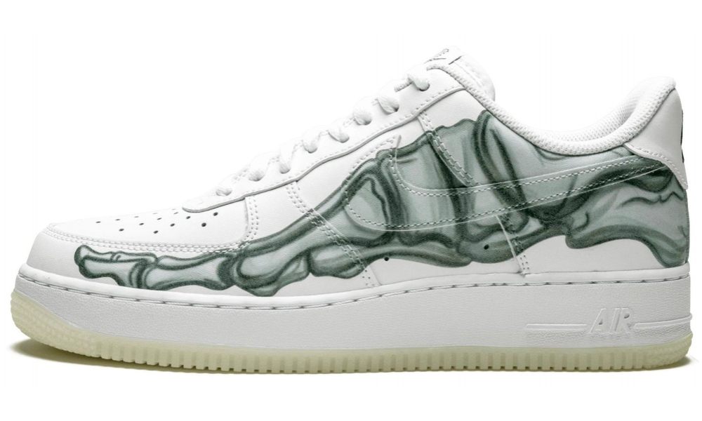 Nike air force 1 skeleton clearance halloween